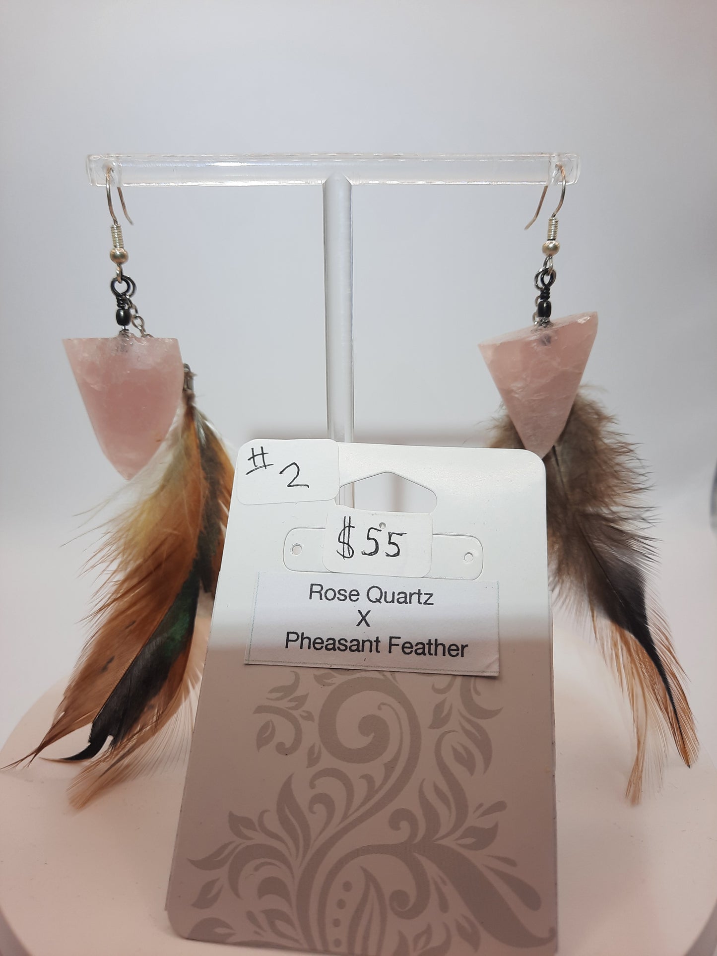 Rose Quartz Earrings